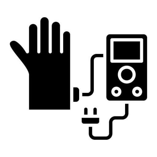 Blood Pressure Gauge Glyph Icon