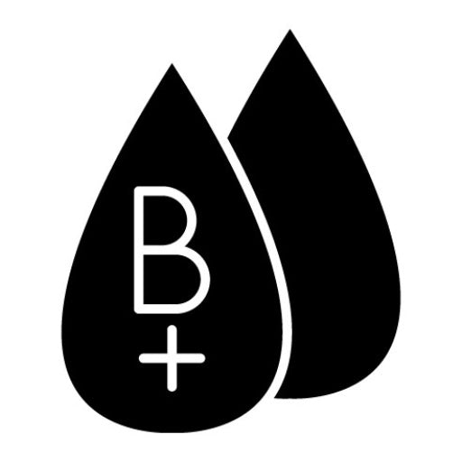 Blood Types Glyph Icon