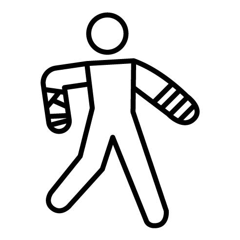 Broken Arm Icon