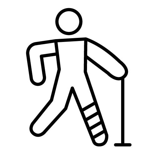 Broken Leg Icon