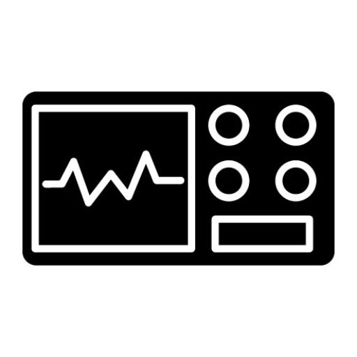 Electrocardiogram Glyph Icon | Medicine