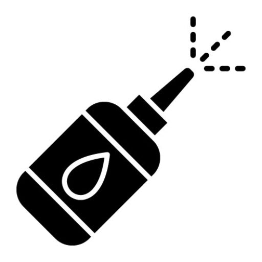 Nasal Spray Glyph Icon