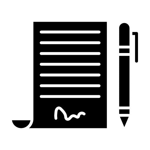 Agreement Glyph Icon
