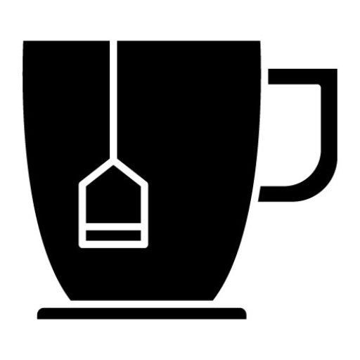 Tea Infusion Glyph Icon