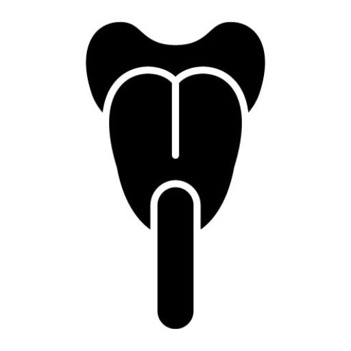 Tongue Depressor Glyph Icon