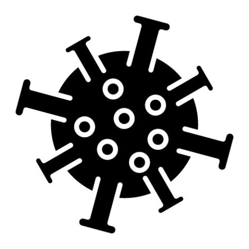 Virus Glyph Icon | Medicine I