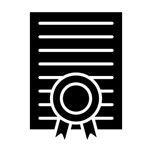 Legal Documents Glyph Icon