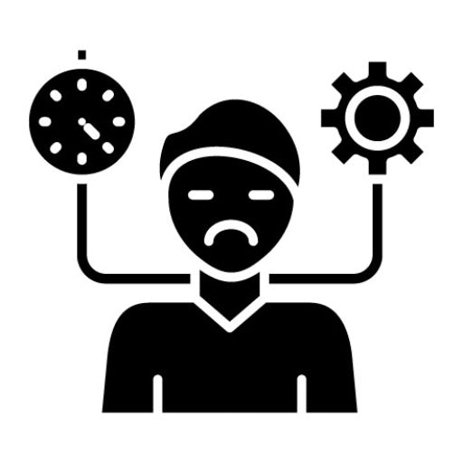 Anger Management Glyph Icon | Life Skills