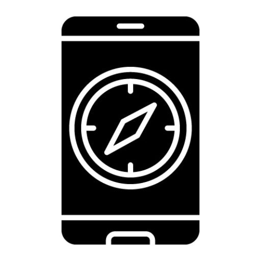 Compass App Glyph Icon