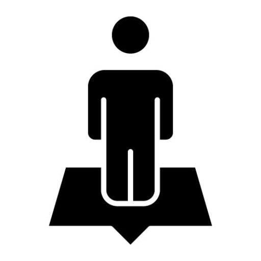 Street View Glyph Icon
