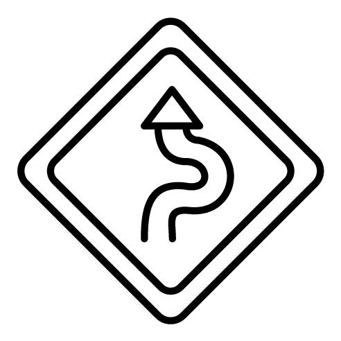 Windy Road Icon