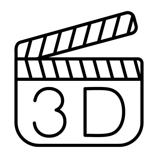 3d Film Icon