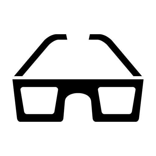 3d Glasses Glyph Icon | Video Production