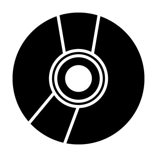 Blu Ray Glyph Icon
