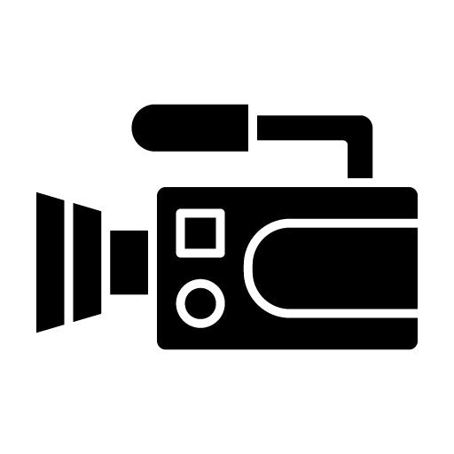 Camcorder Glyph Icon | Video Production