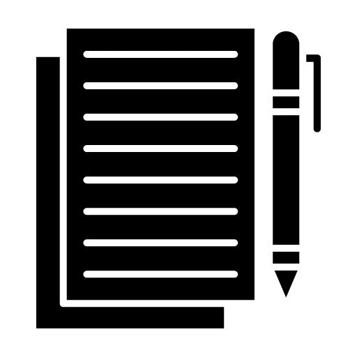 Documents Glyph Icon