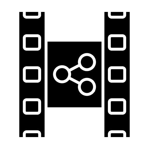Film Distribution Glyph Icon