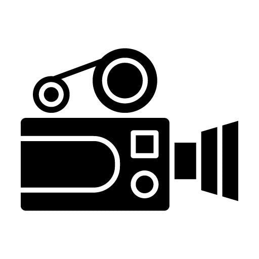 Video Camera Glyph Icon | Video Production