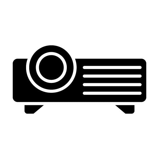 Projector Glyph Icon | Video Production