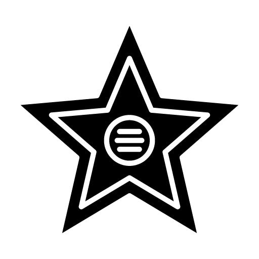 Walk of Fame Glyph Icon