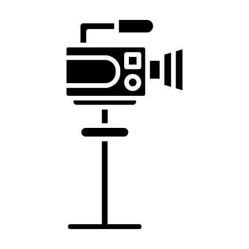 Film Set Glyph Icon | Video Production