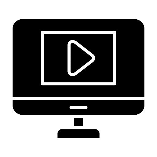 Animation Glyph Icon | Video Production