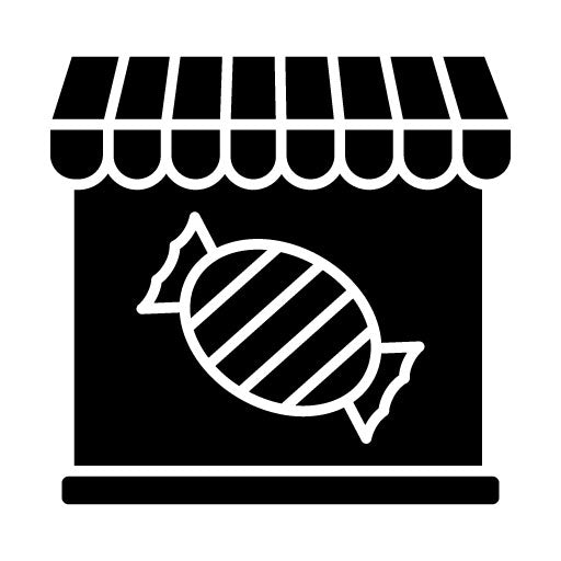 Candy Shop Glyph Icon