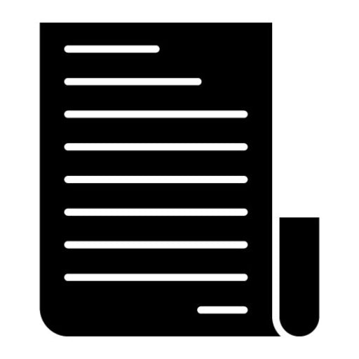 Paper Glyph Icon
