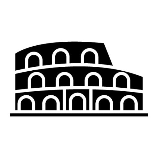 Colosseum Glyph Icon