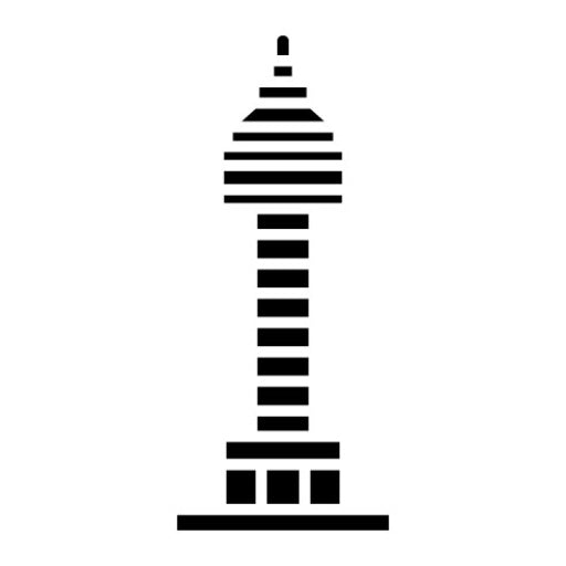 Trajans Column Glyph Icon