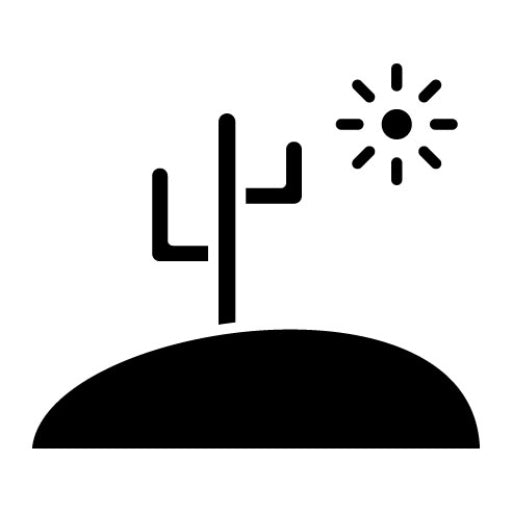 Desert Glyph Icon | Dubai