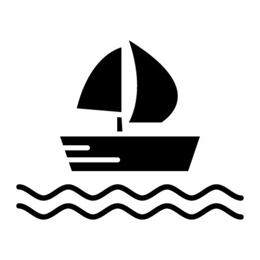 Boat Glyph Icon | Dubai
