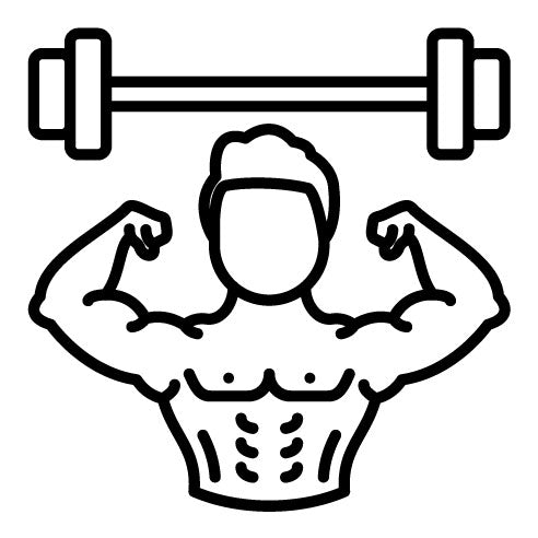 Weight Lifting Person Icon