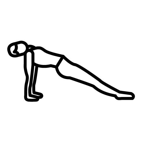 Upward Plank Pose Icon