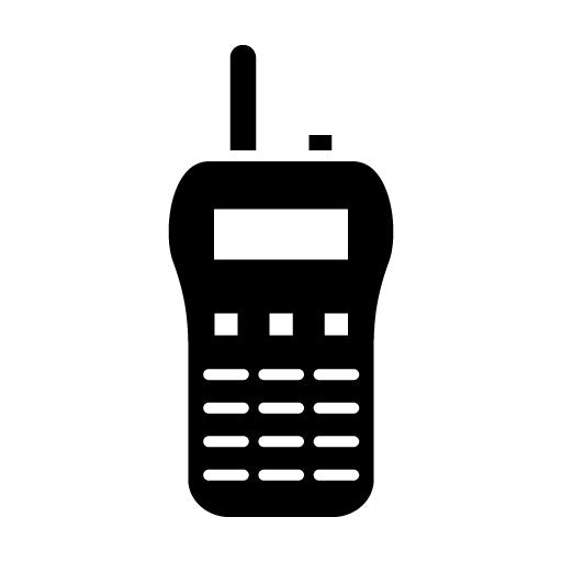 Walkie Talkie Glyph Icon