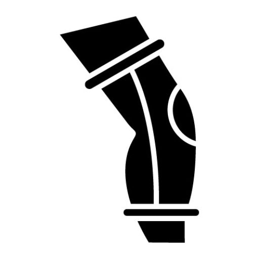 Knee Press Glyph Icon
