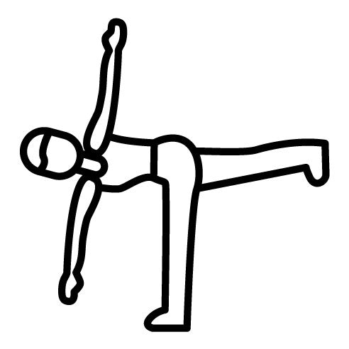 Half Moon Pose Icon