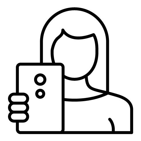 Woman Taking Selfie Icon