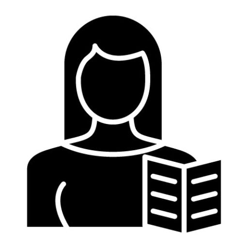 Woman Recipes Glyph Icon