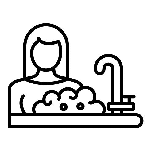 Woman Washing Dishes Icon