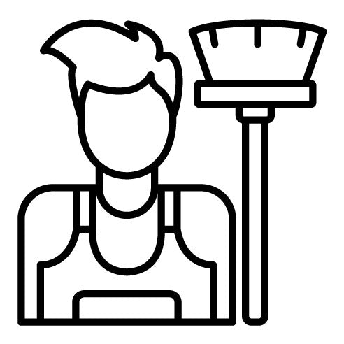 Cleaning Man Icon