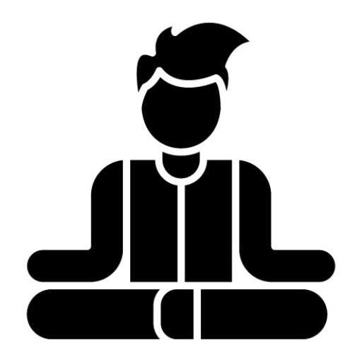 Yoga Glyph Icon | Housekeeping