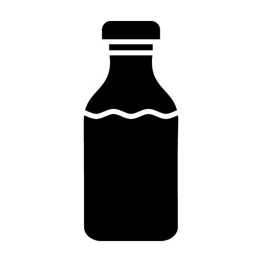 Milk Bottle Glyph Icon