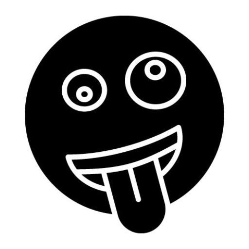 Zany Face Glyph Icon