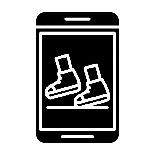 Walking Glyph Icon | Workout App