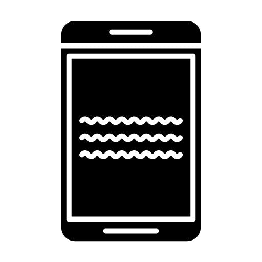Water Glyph Icon | Workout App