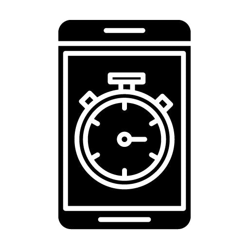 Stopwatch Glyph Icon | Workout App