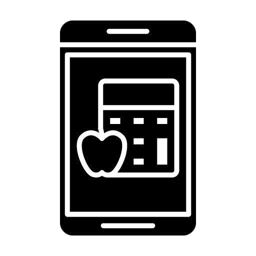Calories Glyph Icon | Workout App