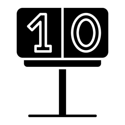 Scoreboard Glyph Icon
