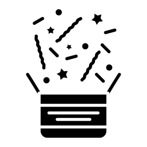 Celebration Glyph Icon